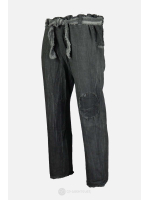 Mittelalterliche Hose "Buri" Grau Seite Mittelalterliche Hose "Buri" Grau Seite